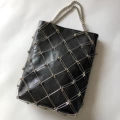 ☆極美品☆ノワールケイニノミヤ トートバッグ レザー合皮 安全ピン 