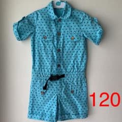 つなぎ　作業服　オールインワン　120サイズのサムネイル