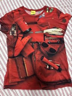 Paul Smith ポールスミス 総柄Tシャツ レッド ギター モチーフ Mのサムネイル