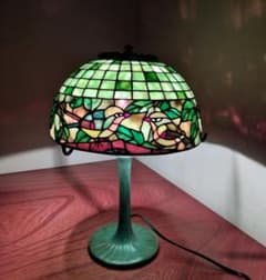 ステンドグラスランプ　モデルは相思鳥？ m66670964219_1.jpg?1724589422