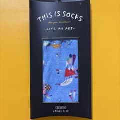 THIS IS SOCKS 세련된 크루 길이 양말 아트 ⑧ 23-25 ​​센치메터