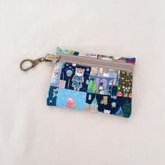 ファスナーポーチ ユキエモン467 ハンドメイド - メルカリ