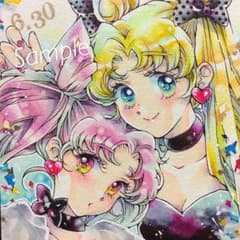 手描きイラスト うさちびbirthdayのサムネイル