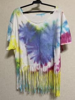 タイダイ柄フリンジTシャツのサムネイル