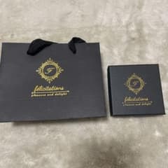 ギフトボックス 紙袋セット ブラックのサムネイル