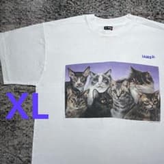 ヴィンテージ　90s アイムス　7 Cats 猫　企業　アニマル　古着Tシャツ