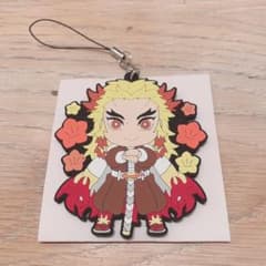 鬼滅の刃 煉獄杏寿郎 アクリルキーホルダー ラバーストラップのサムネイル