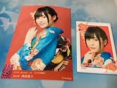 NMB48 2018 福袋 内木志 生写真B 缶バッジのサムネイル
