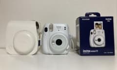 FUJIFILM instax mini11 アイスホワイト チェキ本体＋カバー - メルカリ
