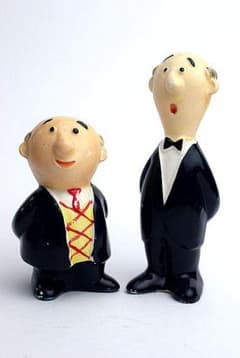 1950's PIELS ピールズ ビール バート＆ハリー ビンテージ 塩胡椒入