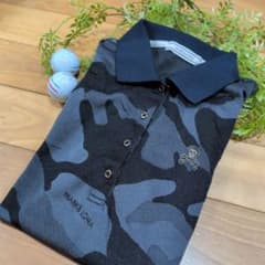 MARK&LONA マークアンドロナ ポロシャツ レディース M 迷彩 スカル