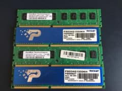 PC メモリ DDR3 4GB 2枚 2GB2枚のサムネイル