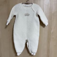 babyGap ベビー ボア ロンパース 6-12monthsのサムネイル