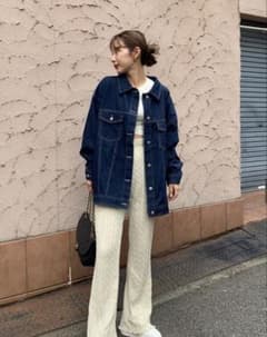 ダークブルー デニムジャケットのサムネイル