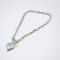 【希少】TIFFANY&Co. ハートロック ネックレス Ag925 Au750のサムネイル