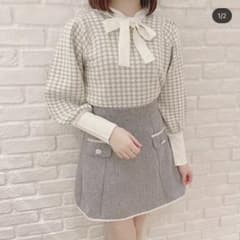 evelyn 千鳥バルーン袖ニットのサムネイル