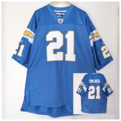 Reebok NFL チャージャーズ トムリンソン #21 ゲームシャツ 2XL - メルカリ