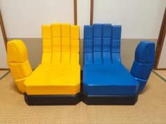 【セット販売】ガンダムフロアチェア　青・黄色セット バラ売り可】ガンダムフロアチェア 青・黄色セット - メルカリ