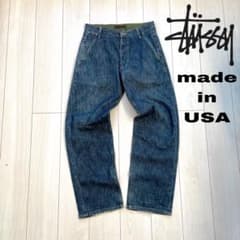 24時間以内発送 stussy ステューシー デニム アメリカ製 ジーンズ90s 