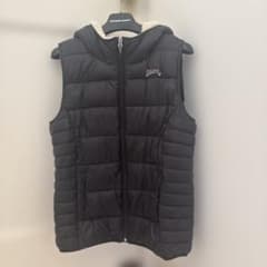 Disney Mickey Mouse Padded Vest with Hood, Black