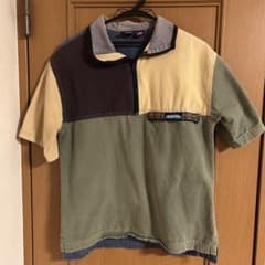 KAVU USA スローシャツ 半袖 ハーフジップ Sのサムネイル