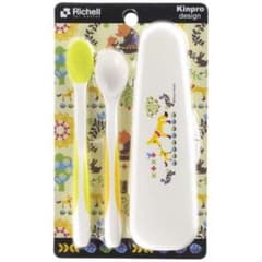 Richell 리첼 Kinpro design 아기용 숟가락 세트