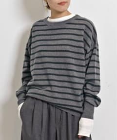 モフモフ L'Appartement Border Knit m66705754360_1.jpg?1729505644