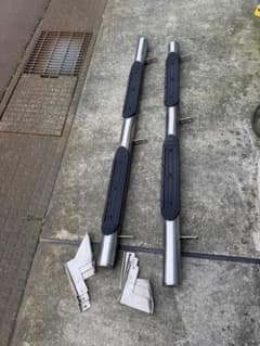jaosステンレス製 サイドステップ 左右セット 中古fjクルーザー用