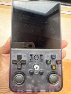 R36Max オープンソース レトロ携帯ゲーム機 4インチIPS クリアパープルのサムネイル