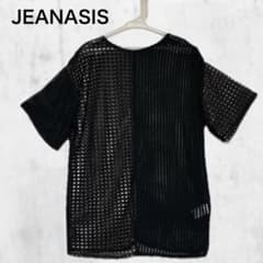 美品 ジーナシス JEANASIS 2WAY パターン キリカエメッシュTEE - メルカリ