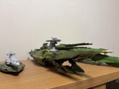 宇宙戦艦ヤマト　1/1000 ガトランティス3隻　プラモデル　ジャンク品 宇宙戦艦ヤマト 1/1000 ガトランティス3隻 プラモデル ジャンク品