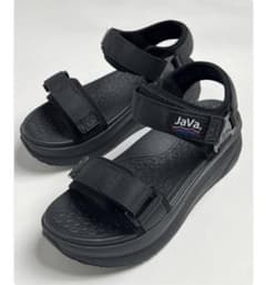 新品未使用 Javaコラボ 厚底ベルクロスポーツサンダル ストラップのサムネイル