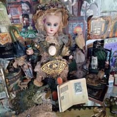 ビスクドールミニチュア家具parasol付き - メルカリ