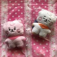 [미개봉] BT21 RJ 베이비 핑크 탄톤 네톤 봉제 장난감 석진