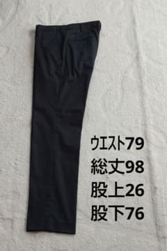UNIQLO ネイビー スラックス パンツのサムネイル
