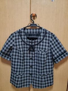 事務服　オーバーブラウス15号のサムネイル