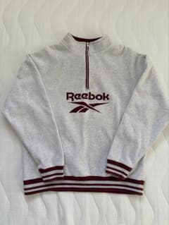 Reebok ハーフジップ スウェット トレーナー Mのサムネイル