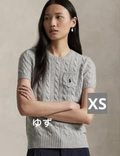 POLO RALPH LAUREN(ポロラルフローレン)：半袖ニットセーター - メルカリ