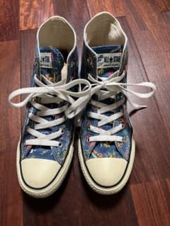 Converse All Star ハイカット サーフ柄 ブルー