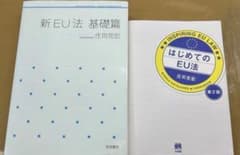 新EU法 基礎篇・はじめてのEU法 2冊セット 庄司克宏 - メルカリ