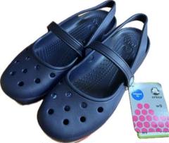 美品 廃盤品 crocs クロックス メリージェーン 可動ストラップ W8 美品 廃盤品 crocs クロックス メリージェーン 可動ストラップ