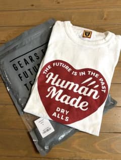 Human Made ヒューマンメイド ハート ロゴ ホワイト Tシャツ XL - メルカリ
