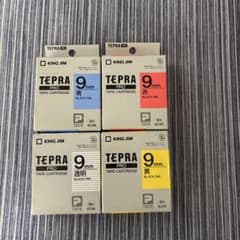 KING JIM TEPRA PRO テープカートリッジ 9mm 4色セットのサムネイル