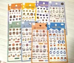 DAISO ハロウィン クリアシール 8枚セットのサムネイル