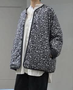 TOUJOURS フラワープリント コットン リバーシブル ジャケット - メルカリ