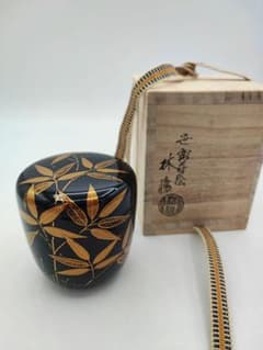 zz044 中棗 笹露 利休好 林勝 木箱 茶道具 古物 - メルカリ