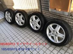 165/65R15夏タイヤ・スズキ純正ホイール４本15×4.5Jネクストリー他のサムネイル