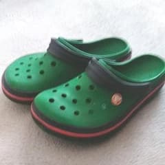 クロックス　crocs　グリーン　24cm　23cmのサムネイル