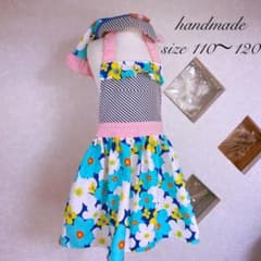訳あり【handmade】キッズ用エプロン＆三角巾のサムネイル
