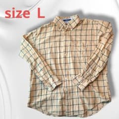 ✨TOMMY HILFIGER✨　トミーヒルフィガー　長袖シャツ　チェック　L